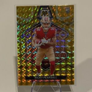 🔥 2024 Ricky Pearsall Panini Mosaic Yellow Reactive Prizm Card
